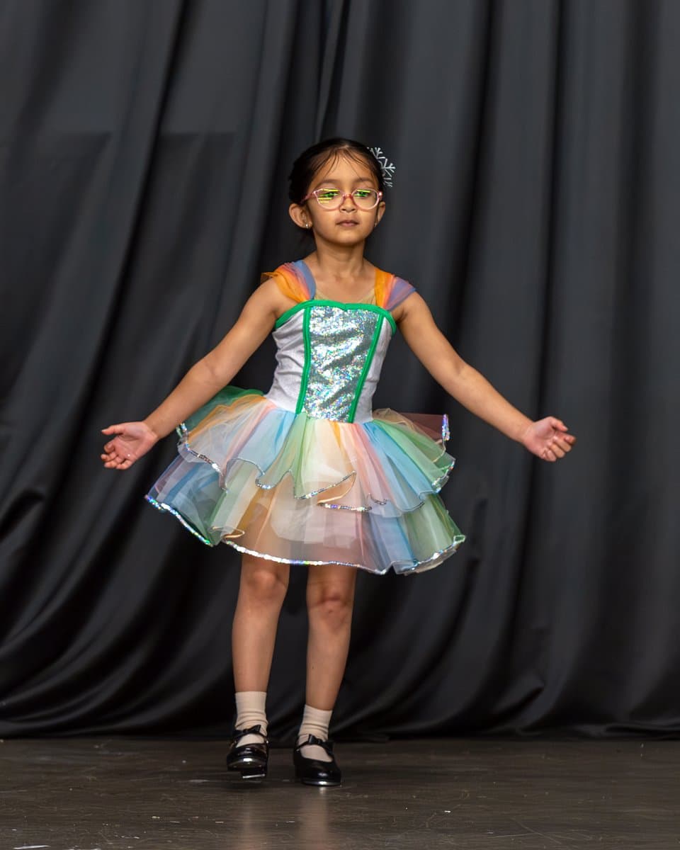 ISTD Tap student performing at En Pointe Theatre Arts